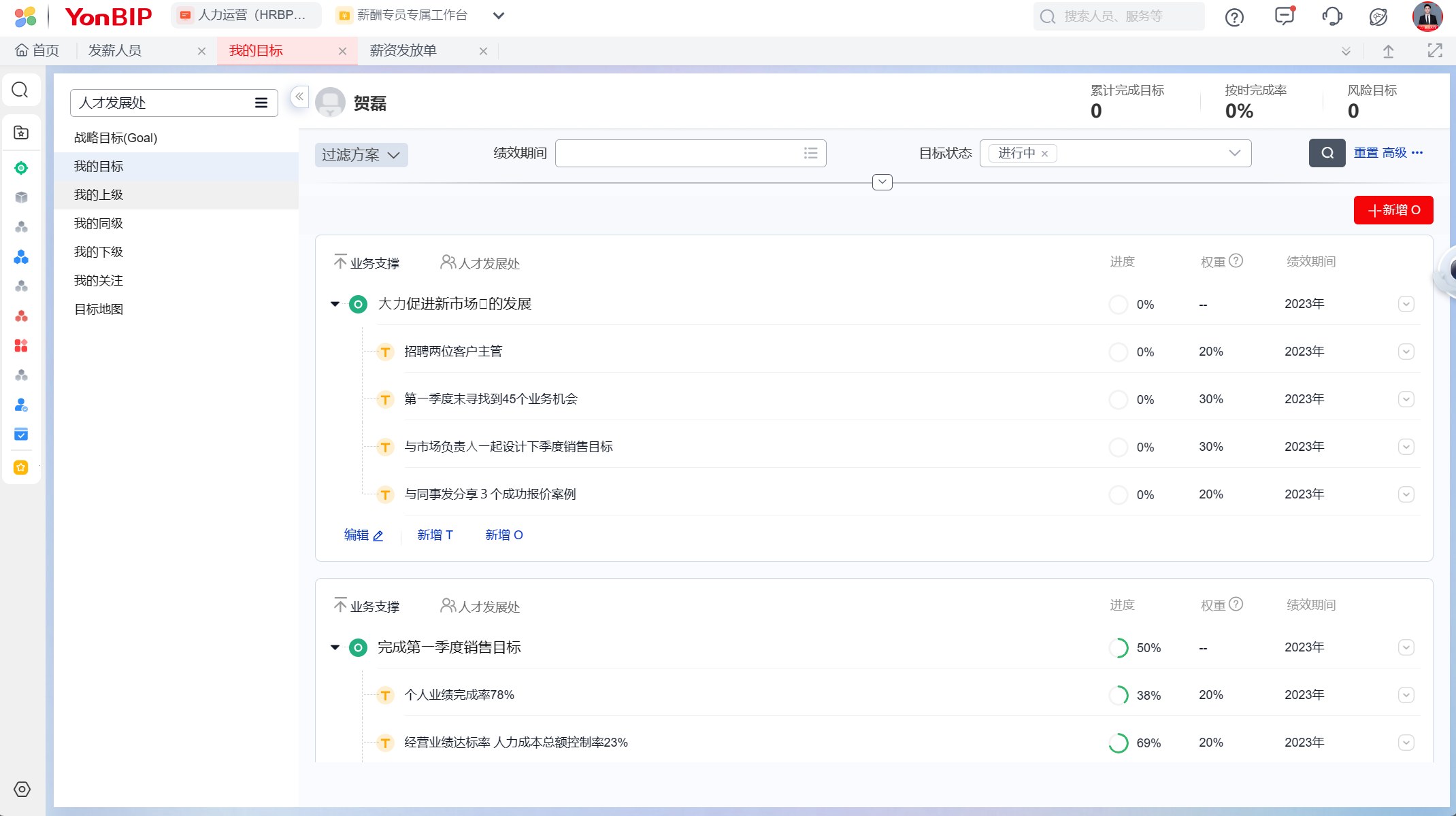 组织绩效指标的权重与进度管理:指标维度的结构化配置与完成进度回写